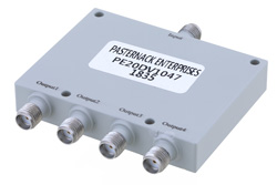 PE20DV1047 - 4 Way SMA Power Divider from 4 GHz to 8 GHz Rated at 30 Watts