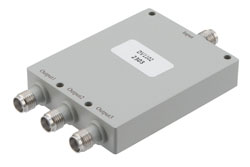 PE20DV1102 - 3 Way SMA Power Divider From 1 GHz to 2 GHz Rated at 30 Watts