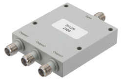PE20DV1103 - 3 Way SMA Power Divider From 4 GHz to 8 GHz Rated at 30 Watts