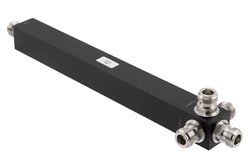 PE20DV1143 - 4 Way N Female Input Connector Power Divider, From 800 MHz to 2.5 GHz, Rated at 300 Watts