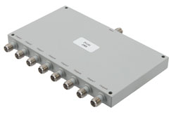 PE20DV1181 - 8 Way SMA Power Divider From 1 GHz to 2 GHz Rated at 30 Watts