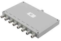PE20DV1184 - 8 Way SMA Power Divider From 2 GHz to 4 GHz Rated at 30 Watts