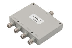 PE20DV2103 - 4-Way SMA Power Divider 1-2GHz 30W