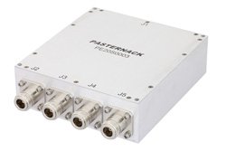 4 Way High Power Broadband Combiner From 20 MHz to 1,000 MHz Rated at 300 Watts, N