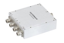 4 Way High Power Broadband Combiner From 80 MHz to 1,000 MHz Rated at 500 Watts, N