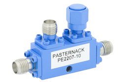 PE2207-10 - Directional 10 dB SMA Coupler From 12.4 GHz to 18 GHz Rated to 50 Watts