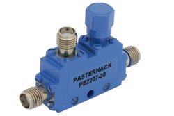 PE2207-30 - Directional 30 dB SMA Coupler From 12.4 GHz to 18 GHz Rated to 50 Watts