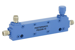 PE2209-10 - Directional 10 dB SMA Coupler From 1 GHz to 4 GHz Rated to 50 Watts