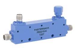 PE2215-6 - Directional 6 dB SMA Coupler From 2 GHz to 18 GHz Rated to 4 Watts