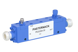 PE2228A-30 - Directional 30 dB N Coupler From 1 GHz to 4 GHz Rated to 600 Watts