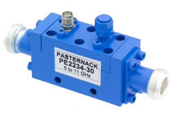 PE2234-30 - Directional 30 dB N Coupler From 5 GHz To 11 GHz Rated To 600 Watts