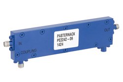 PE2242-06 - Directional 6 dB SMA Coupler From 500 MHz to 3 GHz Rated to 50 Watts