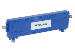PE2242A-20 - Directional 20 dB SMA Coupler To 3 GHz Rated to 50 Watts