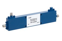 PE2CP025-10 - Directional 10 dB SMA Coupler to 2.2 GHz Rated to 50 Watts