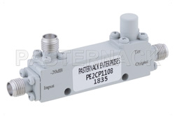 PE2CP1108 - Directional 20 dB SMA Coupler From 1 GHz to 2 GHz Rated to 50 Watts