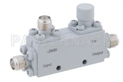 PE2CP1110 - Directional 20 dB SMA Coupler From 4 GHz to 18 GHz Rated to 50 Watts