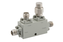 Directional 30 dB SMA Coupler From 18 GHz to 26 GHz Rated to 30 Watts