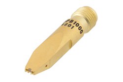 RF Coaxial GSG Probe, 800 Micron Pitch, Up to 20 GHz, Cable Mount, 3.5mm Interface