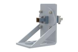 PE2WAN028-10KF - WR-28 Standard Gain Horn with 10 dBi gain, 2.92mm Female connector, with Pre-Installed L Mount