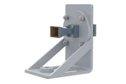 PE2WAN028-15 - WR-28 Waveguide Antenna, 26.5 GHz to 40 GHz Frequency Range, 15 dBi Gain, UG-599/U Flange with Pre-Installed L mount