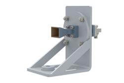 PE2WAN028-15KF - WR-28 Standard Gain Horn with 15 dBi gain, 2.92mm Female connector, with Pre-Installed L Mount