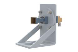 PE2WAN028-15KM - WR-28 Standard Gain Horn with 15 dBi gain, 2.92mm Male connector, with Pre-Installed L Mount