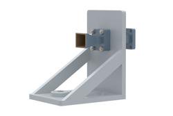 PE2WAN042-10 - WR-42 Waveguide Antenna, 18 GHz to 26.5 GHz Frequency Range, 10 dBi Gain, UG-597/U Flange with Pre-Installed L mount