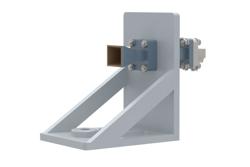 PE2WAN042-10SF - WR-42 Standard Gain Horn with 10 dBi gain, SMA Female connector, with Pre-Installed L Mount