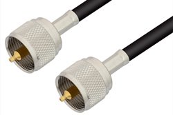 PE3015 - UHF Male to UHF Male Cable Using RG58 Coax