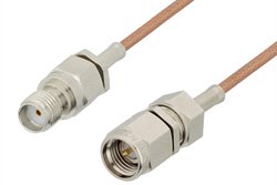 PE3056 - SMA Male to SMA Female Cable Using RG178 Coax