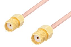 PE3109 - SMA Female to SMA Female Cable Using RG405 Coax