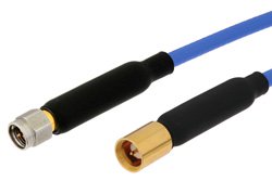 PE311 - SMA Male to Push-On SMA Male Precision Cable Using 160 Series Coax