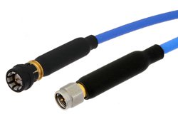 PE312 - SMA Male to QD SMA Male Precision Cable Using PE-P141 Coax , LF Solder