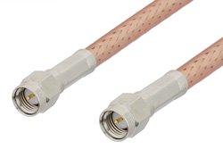 PE3138LF - SMA Male to SMA Male Cable Using PE-P195 Coax , LF Solder