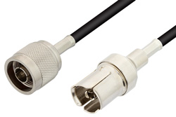 PE3170LF - N Male to GR874 Sexless Cable Using RG223 Coax, RoHS