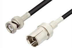 PE3182 - GR874 Sexless to BNC Male Cable Using RG223 Coax