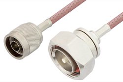 PE3216 - N Male to 7/16 DIN Male Cable Using RG142 Coax