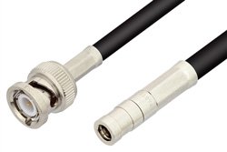 PE3242 - SMB Plug to BNC Male Cable Using RG58 Coax