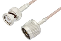 PE3250 - N Male to BNC Male Cable Using RG316 Coax