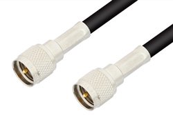 PE3258 - Mini UHF Male to Mini UHF Male Cable Using RG58 Coax