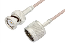 PE3261 - N Male to BNC Male Cable Using RG316-DS Coax