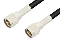 PE3265 - Mini UHF Male to Mini UHF Male Cable Using RG223 Coax