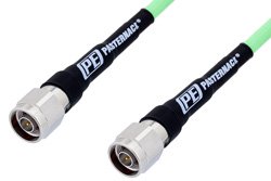 N Male to N Male Low Loss Test Cable 100 CM Length Using PE-P300LL Coax, ROHS