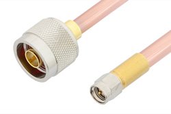 PE33001 - SMA Male to N Male Cable Using RG401 Coax