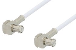 PE3301LF - MCX Plug Right Angle to MCX Plug Right Angle Cable Using RG196 Coax, RoHS