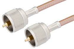 PE33053 - UHF Male to UHF Male Cable Using RG142 Coax