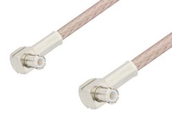 PE3306 - MCX Plug Right Angle to MCX Plug Right Angle Cable Using RG316 Coax