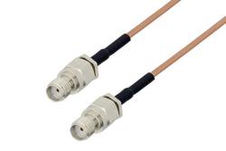 PE33266/HS - SMA Female to SMA Female Cable Using RG178 Coax with HeatShrink