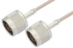 PE33288LF - N Male to N Male Cable Using RG316-DS Coax, LF Solder