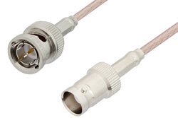 PE33443 - 75 Ohm BNC Male to 75 Ohm BNC Female Cable Using 75 Ohm RG179 Coax